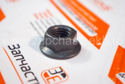 3903210 Гайка (с фланцем) крепления опоры натяжителя ремня, крепления генератора, компрессора воздушного NUT HEXAGON FLANGE Cummins ISX15, 6BT, QSB6.7, QSC8.3, ISLe8.9, QSL9